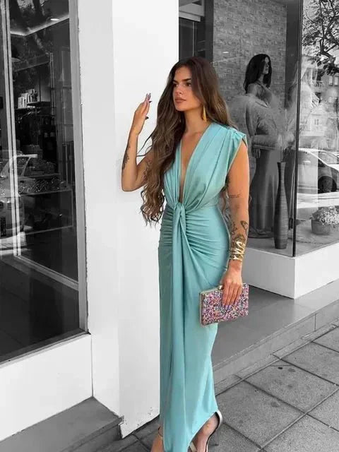 Cordelia - Elegant Draped Dress