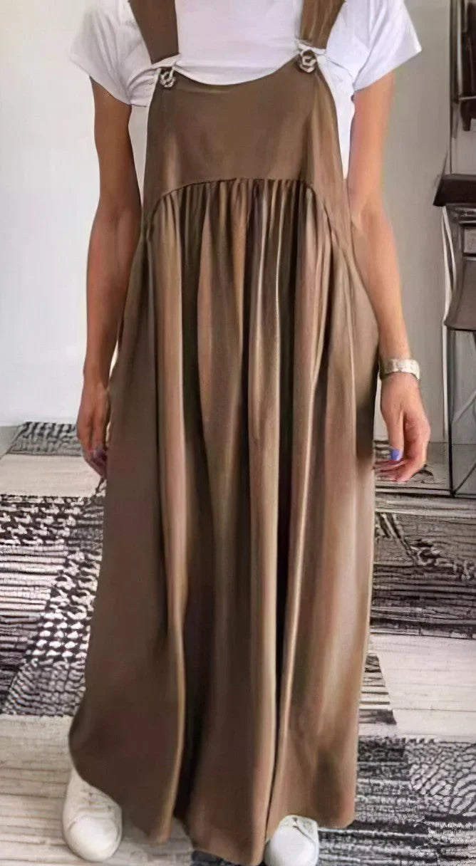 Ellen - Casual Dress with Solid Braces