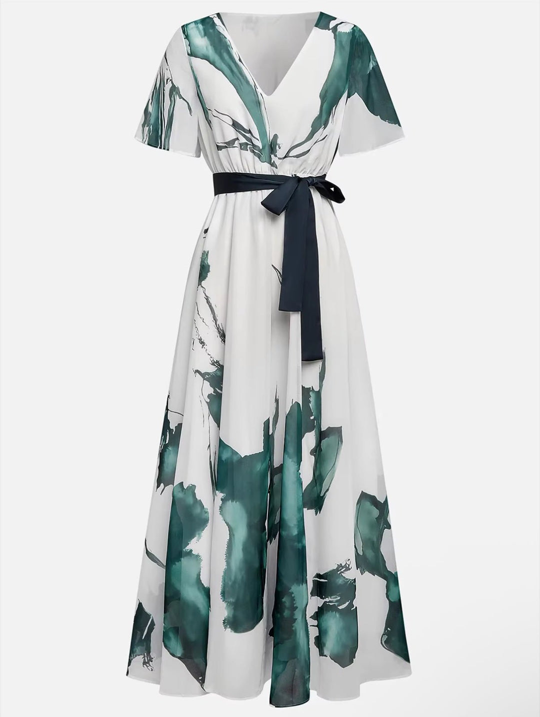 Meike – Long Watercolor Maxi Dress