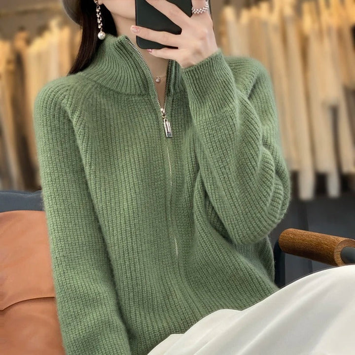 Moira – Warm Zip Cardigan